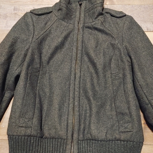 Zara Basic Wool women's winter,‎ Fall, Spring jacket gray XS - Picture 2 of 11